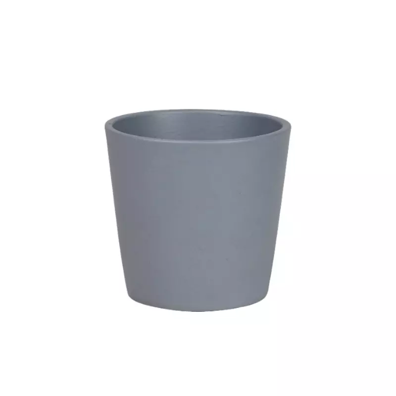 Керамический Горшок Конус Серый d-10см 0,4л