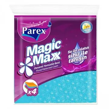 Салфетки Parex Magic Maxx нетканные с рисунком 4 шт