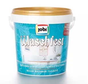 Краска для кухни и ванной JOBI WASCHFEST -20С 0,9л