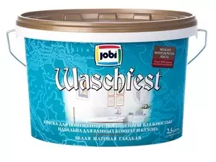Краска для кухни и ванной JOBI WASCHFEST -20С 2,5л