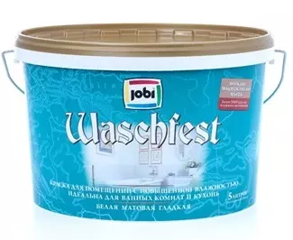 Краска для ванной и кухни  Jobi WASCHFEST -20С  (5л)