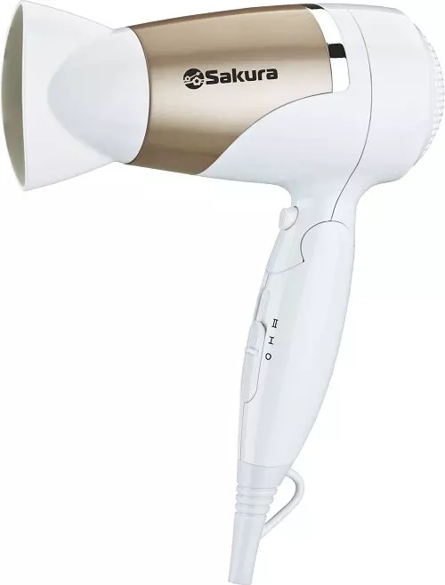 Фен Sakura SA-4040W 1600-1800Вт 2 режима работы, 2 скор.