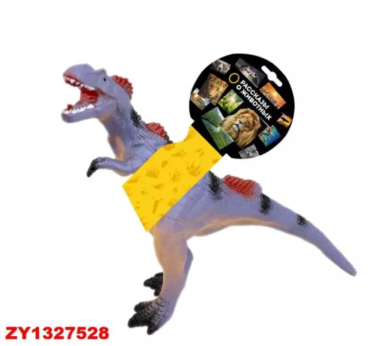 Игрушка пластизоль динозавр 1 шт. хенгтег, в кор ИГРАЕМ ВМЕСТЕ в кор.160шт ZY1327528-R