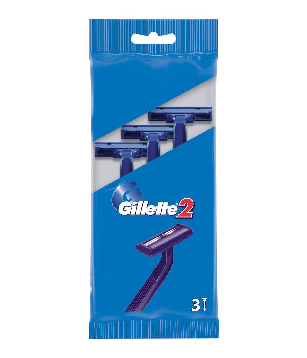 Бритвы одноразовые Gillette 2, 3 шт
