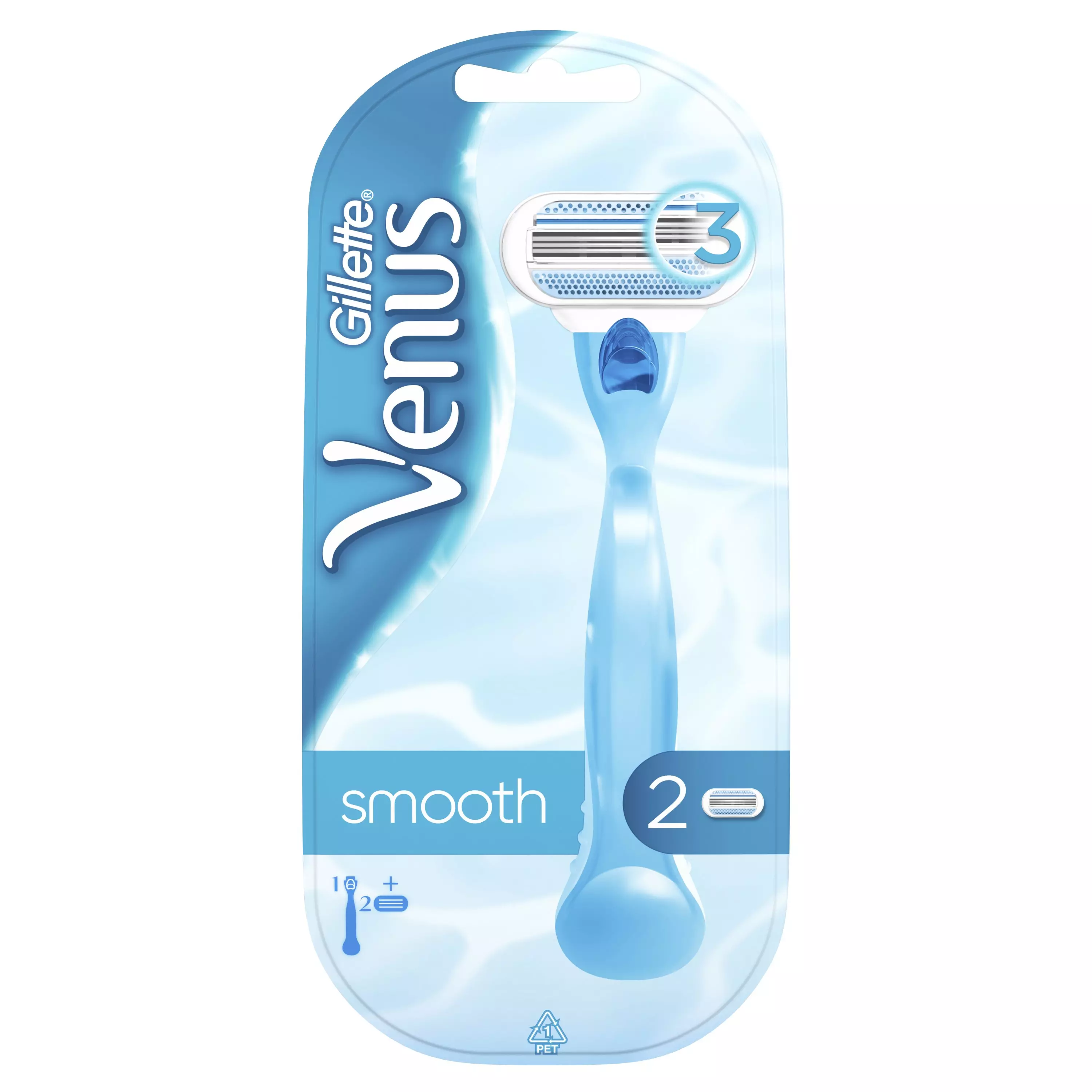 Бритва Gillette Venus с 2 сменными кассетами