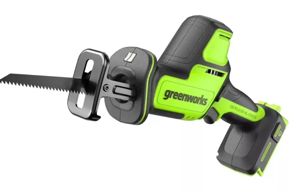 Пила сабельная аккумуляторная бесщеточная Greenworks GPT-CRS-25 компактная 24V без АКБ и ЗУ