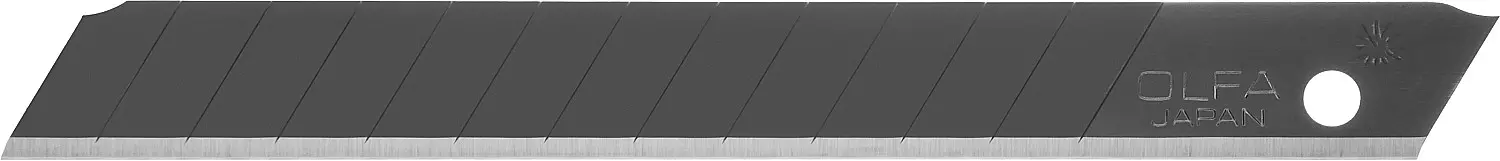 Лезвие OLFA для ножа OL-ABB-10B, 9х80х0, 38мм (10шт) 13сегментов