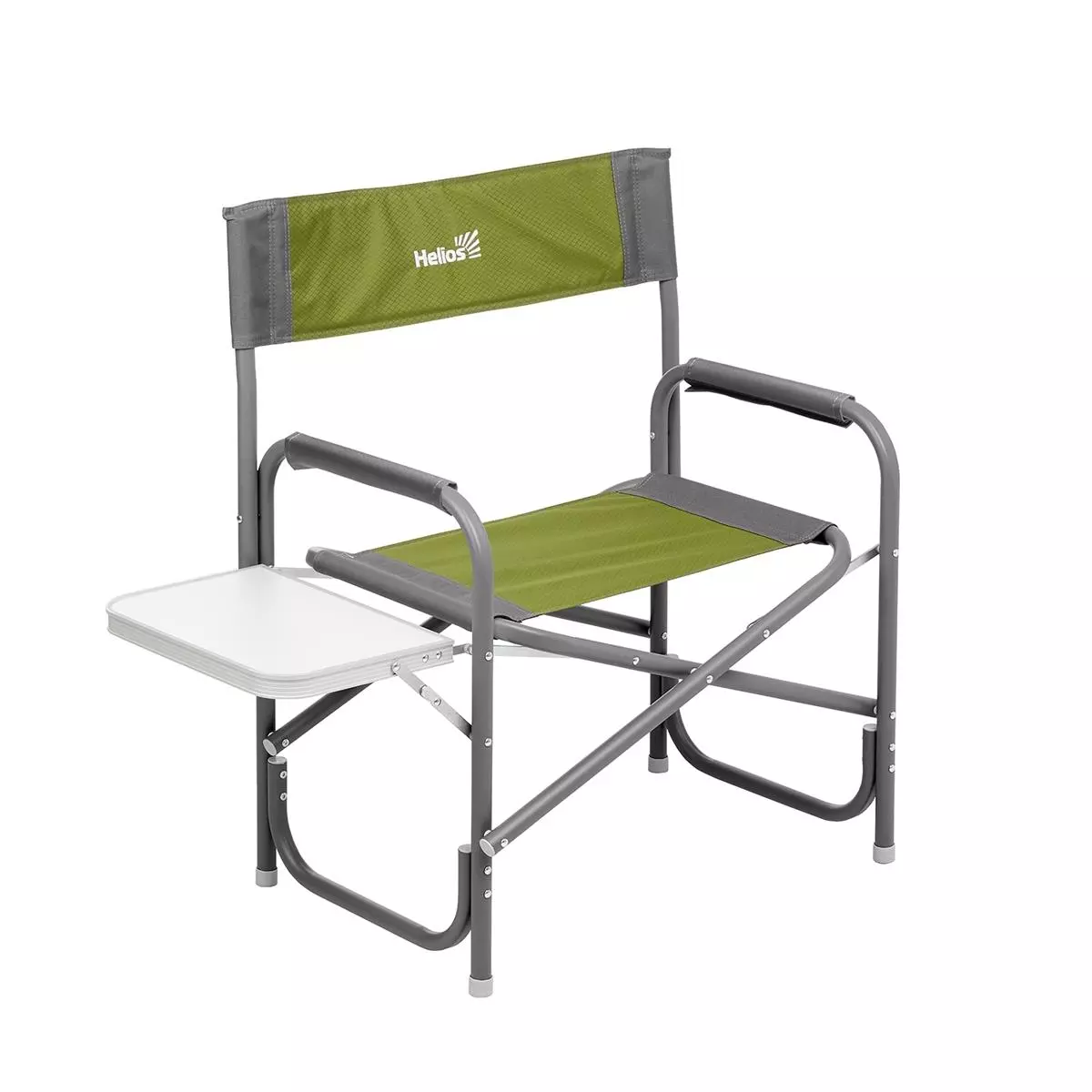 Складное кресло директорское с отк.стол. MAXI серый/зеленый (Т-HS-DC-95200T-M-GG) Helios