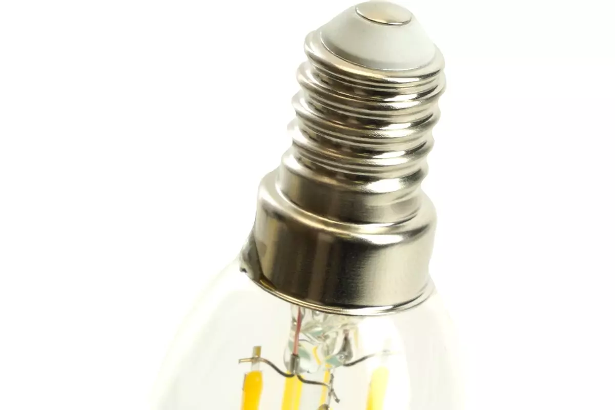 Светодиодная лампа Е14 220В 6Вт 2700К свеча филаментная теплый свет FERON PRO 51244