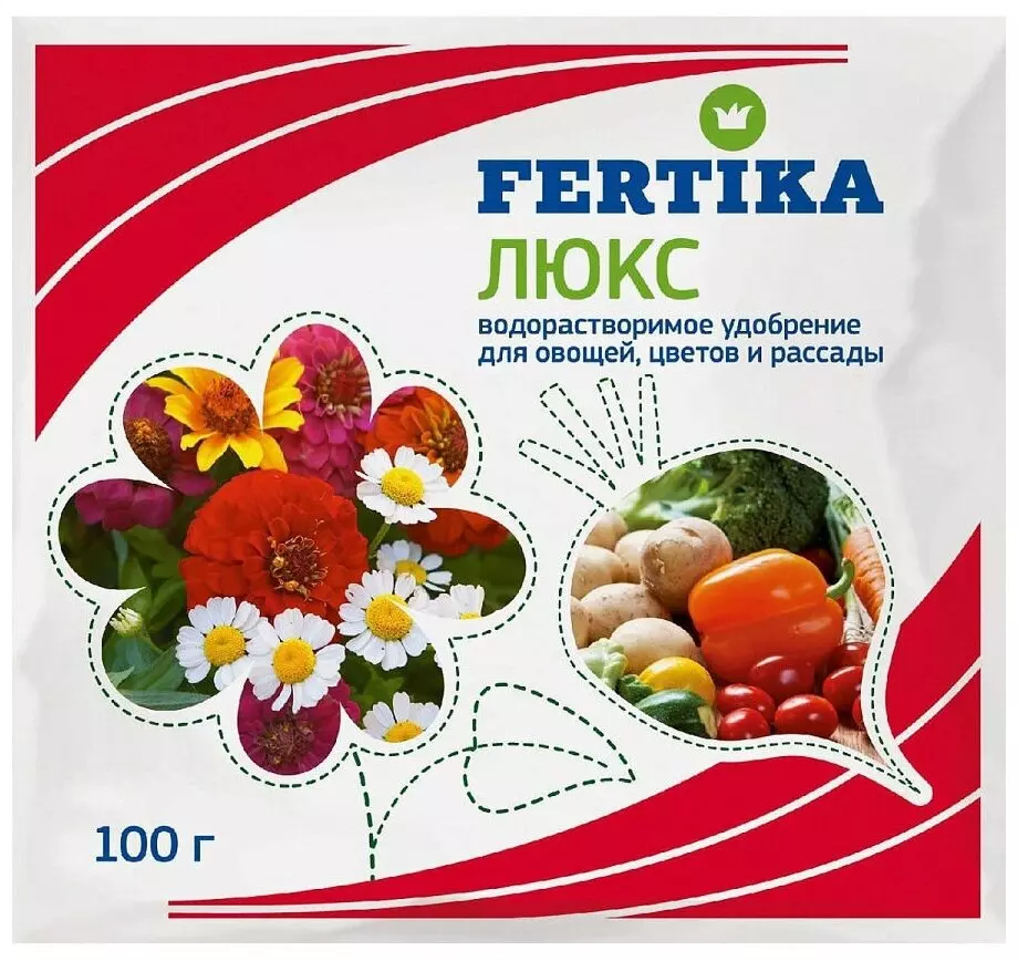 Удобрение для комнатных растений Fertika Люкс 100г/50