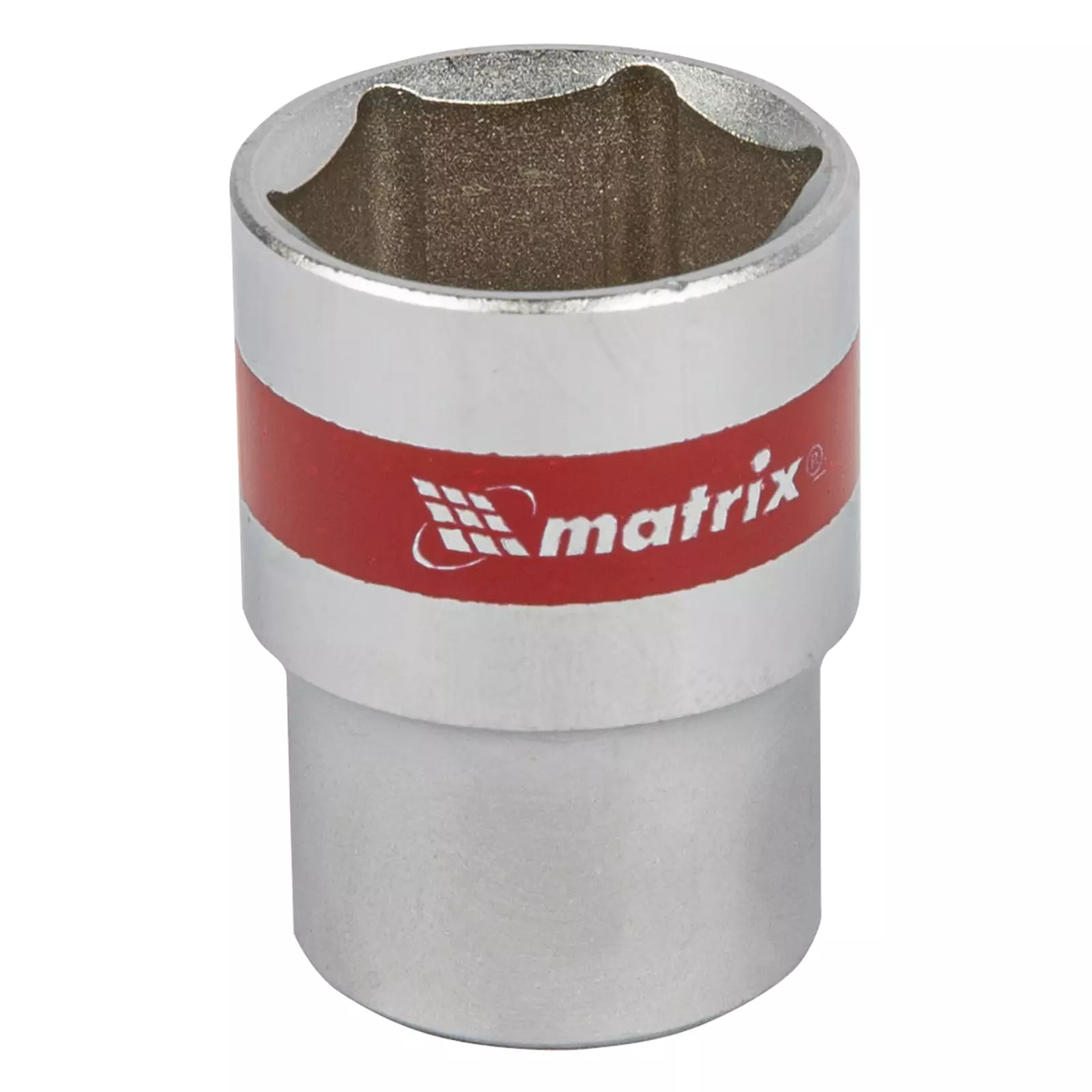Головка торцевая 21мм, 6-гранная Matrix 13121 CrV 1/2&quot; хром