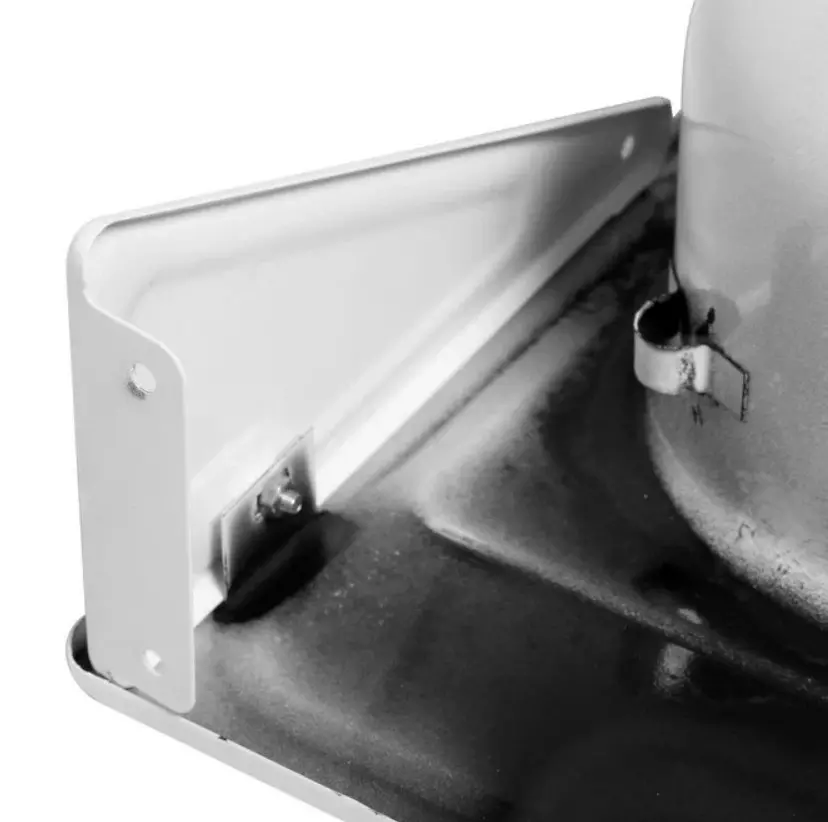 Мойка для кухни эмалированная 50х50х16 см стальная белая с кронштейнами, выпуск 1 1/2&quot; Сантэкс (Гомель)