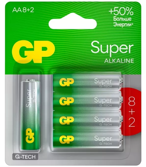 Батарейка АА 10шт GP Super