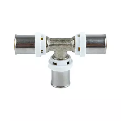 Тройник пресс фитинг никель никель ДН 20 STI