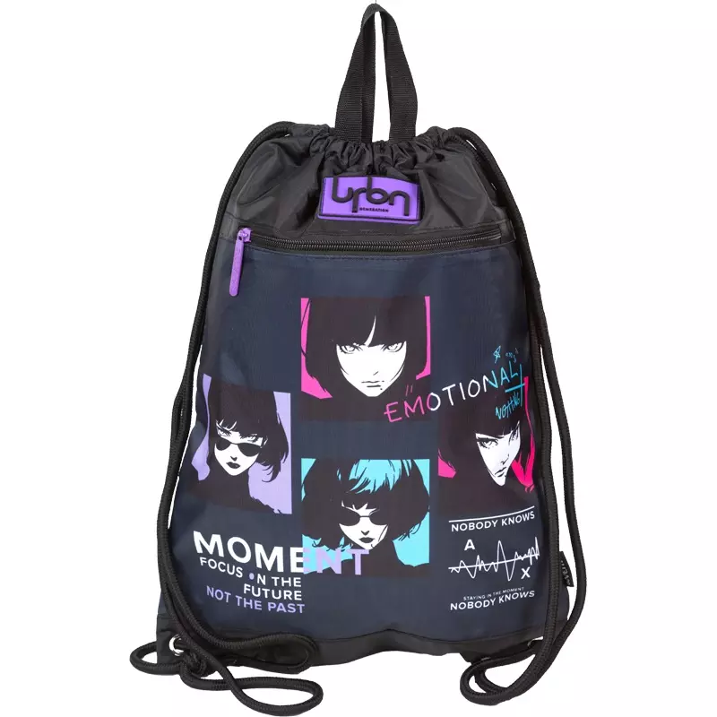 Сумка для сменной обуви и спортивных секций &quot;deVENTE. Label. Anime Style&quot; 33x46 см, плотный износост