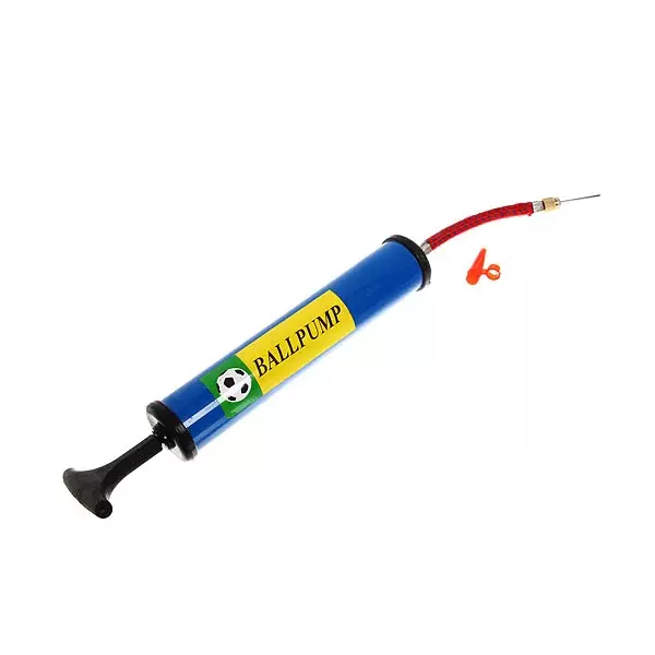 Насос для мячей 23см со шлангом+2 насадки 989-013