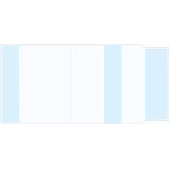 Обложка для учебников deVENTE 490x250 мм, универсальная, ПВХ 150 мкм, прозрачная