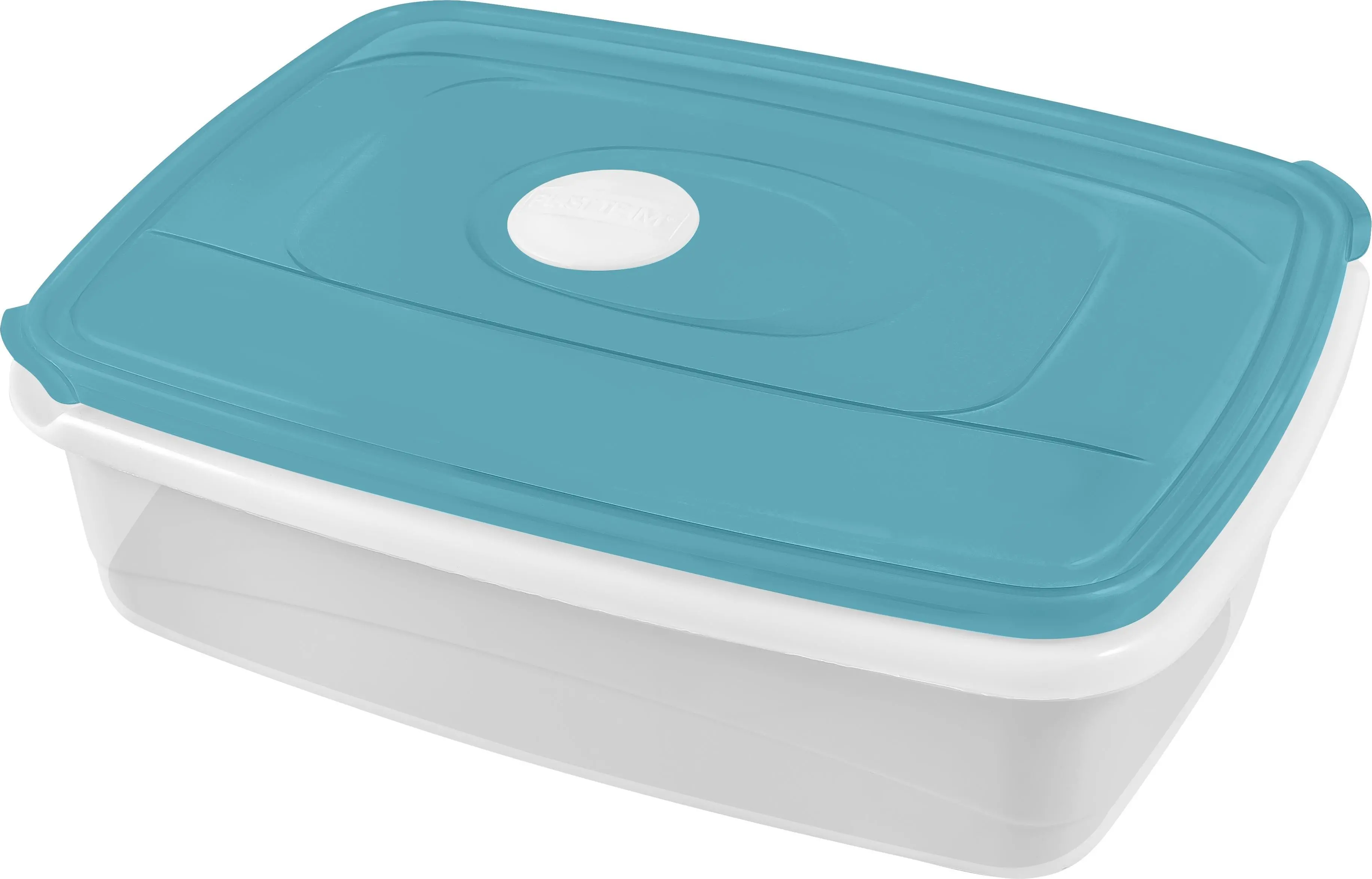 Емкость для СВЧ MICRO TOP BOX прямоугольная 1,3 л голубой прозрачный PT1544ГПР-12РN