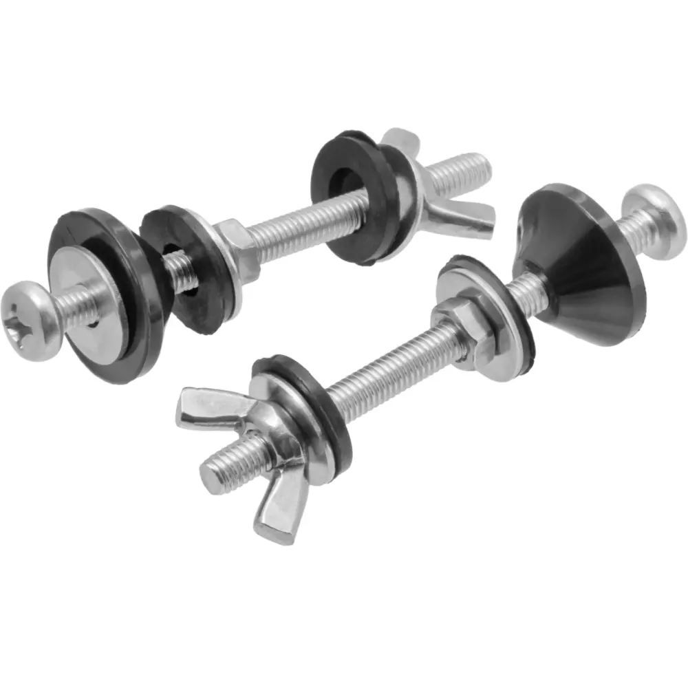 Крепление для бачка унитаза М6 с гайкой барашек Premium (нерж), MP ИС.131591