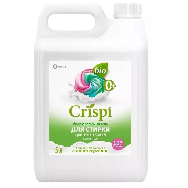 Гель для стирки Grass CRISPI для цветного белья 5л