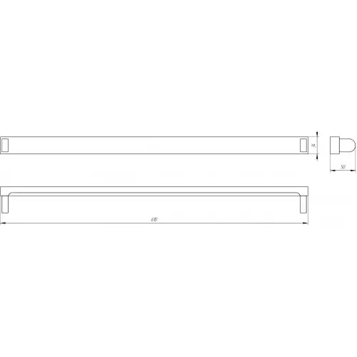 Светильник ЭРА SPO-801-0-001-060 IP20 под 1 Led лампу T8 G13 LED 600мм Б0043771