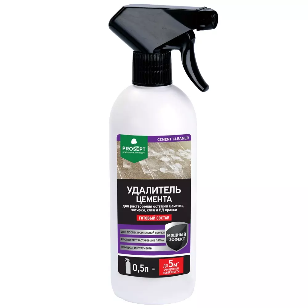 Смывка цементного налета Prosept Cement Cleaner 0,5 л