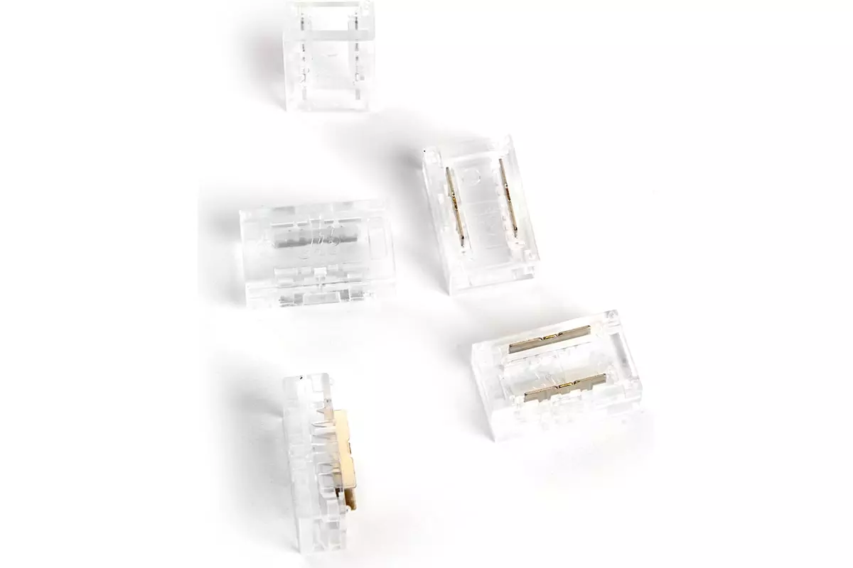 Коннектор для соединения одноцветной светодиодной ленты 8мм прямой Feron 48277