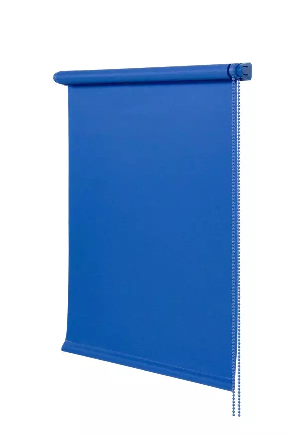 Рулонная штора mj 130 (126)*160 см синий Магеллан