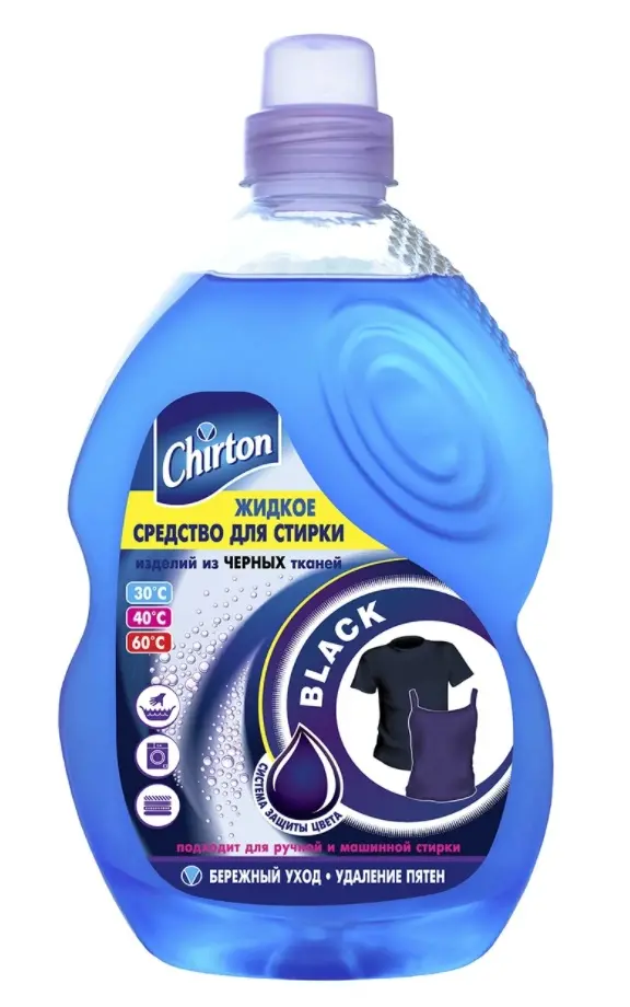 Жидкое средство для стирки Chirton для черных тканей, 1,325л