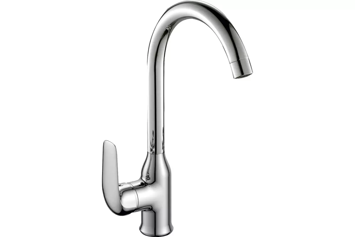 Смеситель для кухни, высокий излив, хром, RUSH Fiji FI1835-23 латунь