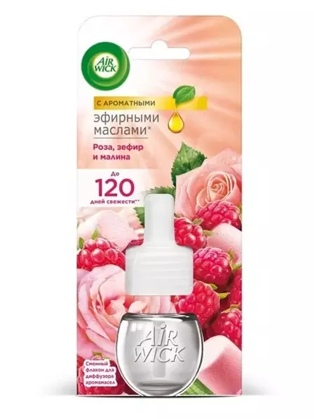 Аромамасло для диффузора Air Wick Роза, зефир и малина 19 мл