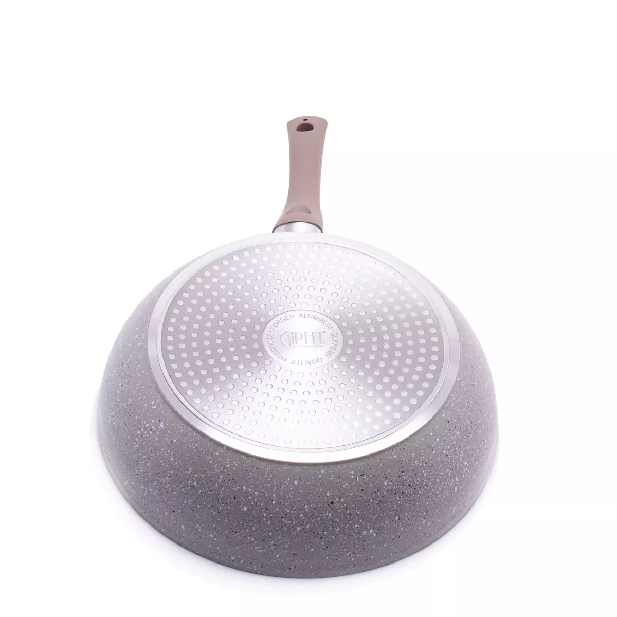 Сковорода 26х7 см, кованый алюминий, индукция, серый, MABELLE GIPFEL 0598