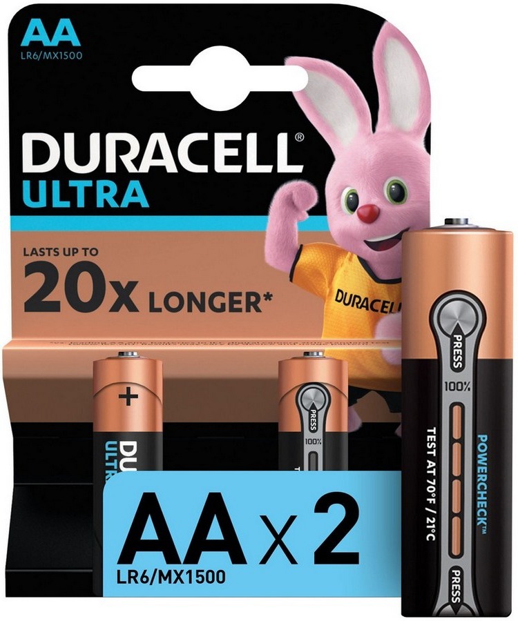 Батарейки DURACELL UltraPower  AA 2шт