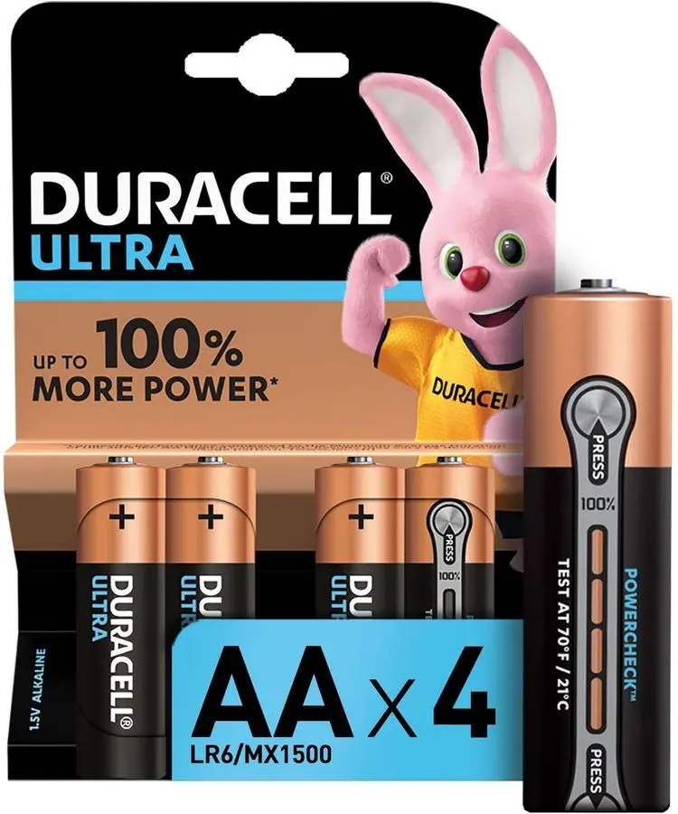 Батарейки DURACELL UltraPower  AA 4шт