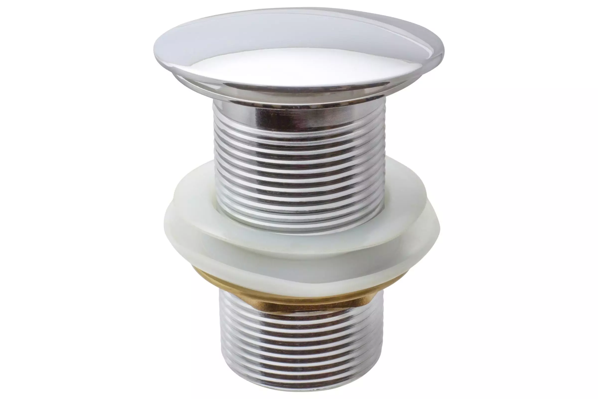 Донный клапан 1 1/4&quot; клик-клак без перелива (круглый) ИС.110465