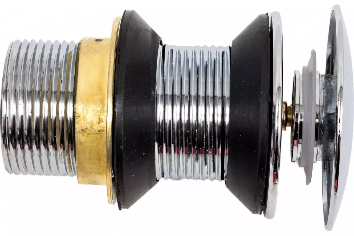 Донный клапан 1 1/4" клик-клак без перелива (круглый) ИС.110465