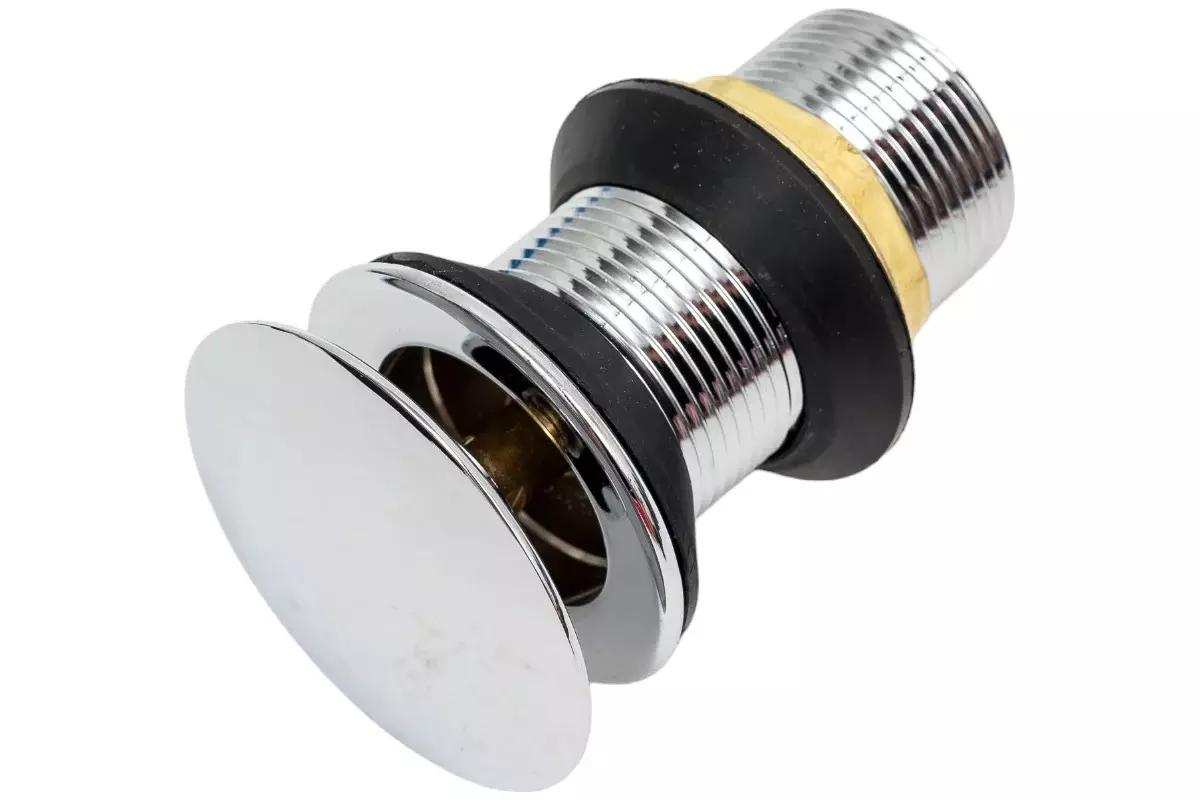 Донный клапан 1 1/4" клик-клак без перелива (круглый) ИС.110465