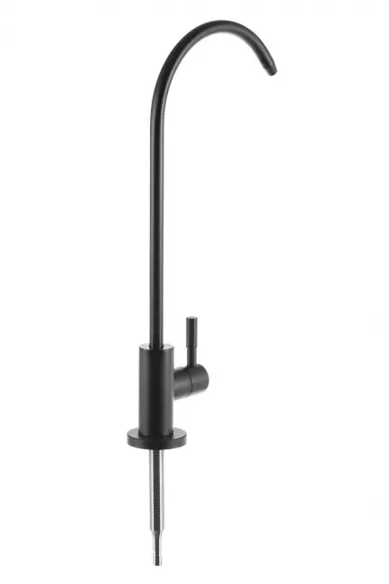 Кран для фильтра питьевой воды, черный Гейзер FlowMaster Colour 25756