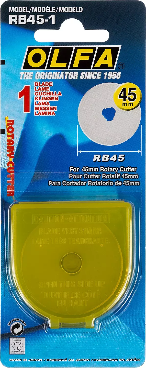 Лезвие OLFA для ножа OL-RB45-1 круглое для 45-С, 45х0,3мм (1шт)