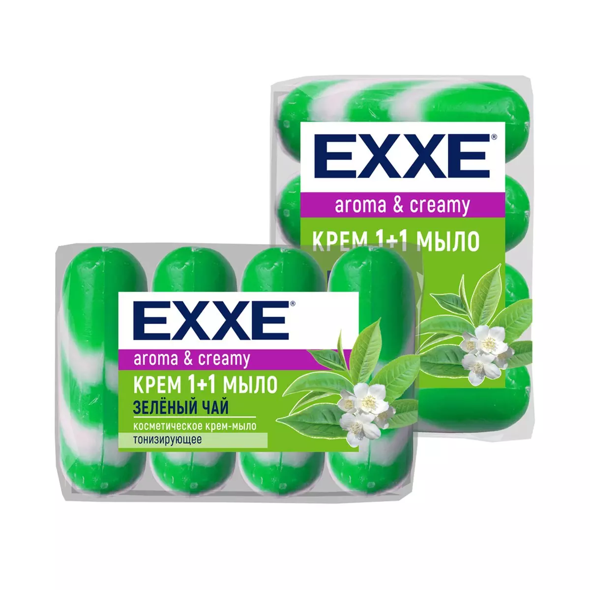 Мыло EXXE Зеленый чай, 4х90 г