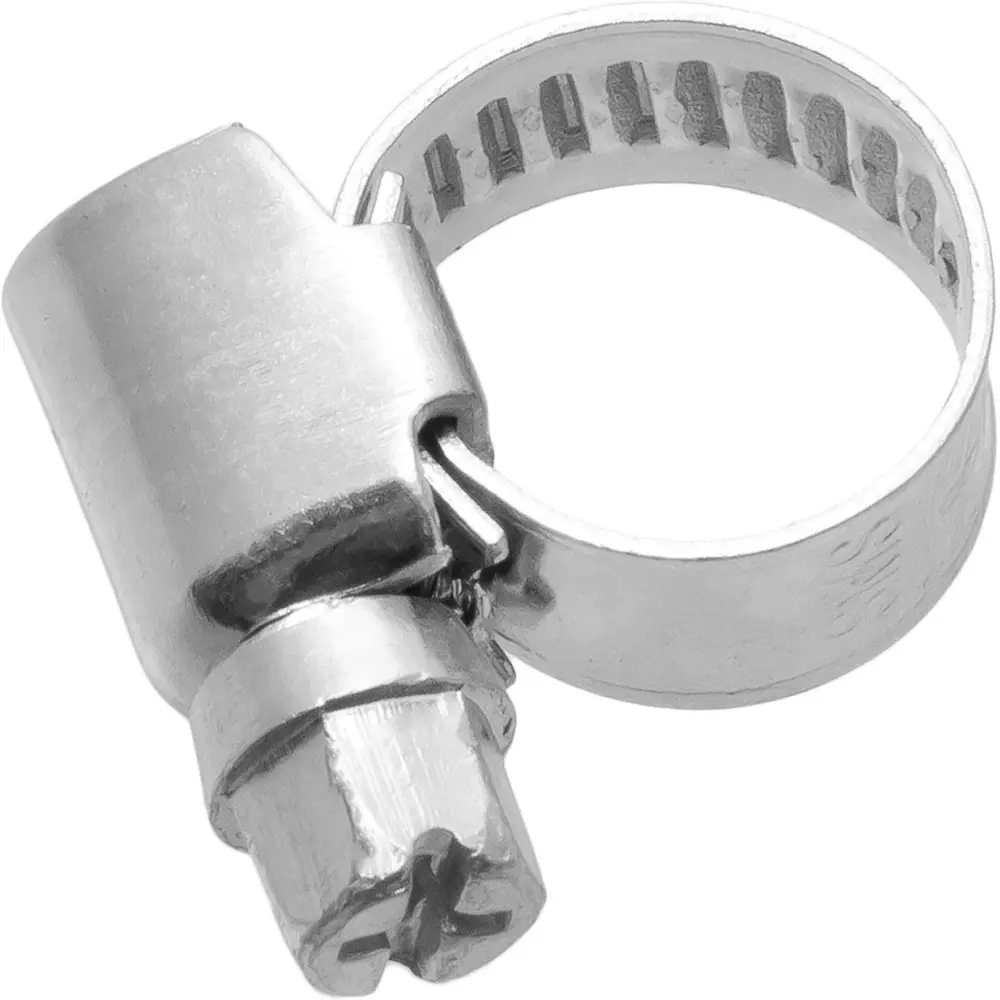 Хомуты червячные 9 мм (8-12 мм) полоса оцинкованная (2 шт), МР