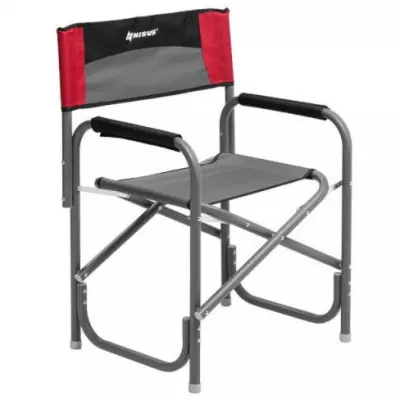 Складное кресло директорское серый/красный/черный (N-DC-95200-GRD) NISUS