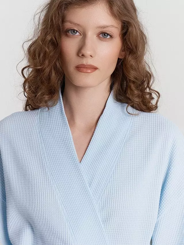 Халат женский Mark Formelle 552272 голубое небо1, р-р 164/170-100-106 (50 / XL)