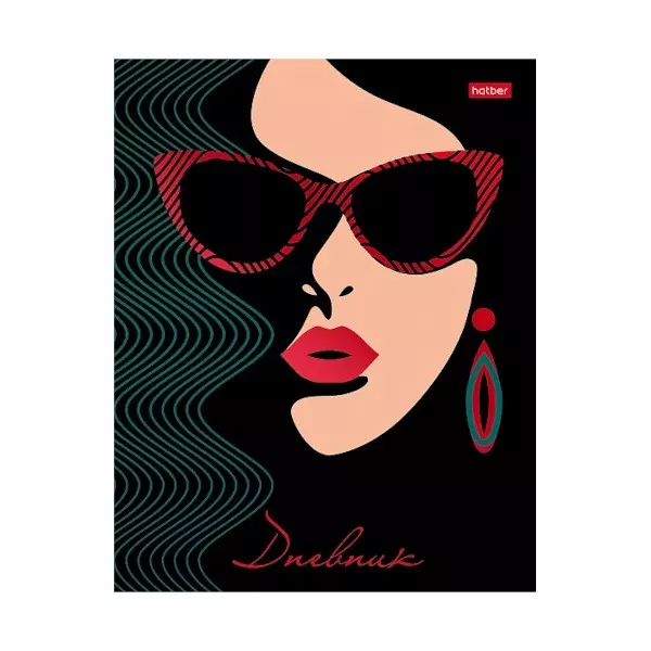 Дневник для 1-11кл. 40л А5 тв.переплет мат.ламин. 3D фольга-Lady Style