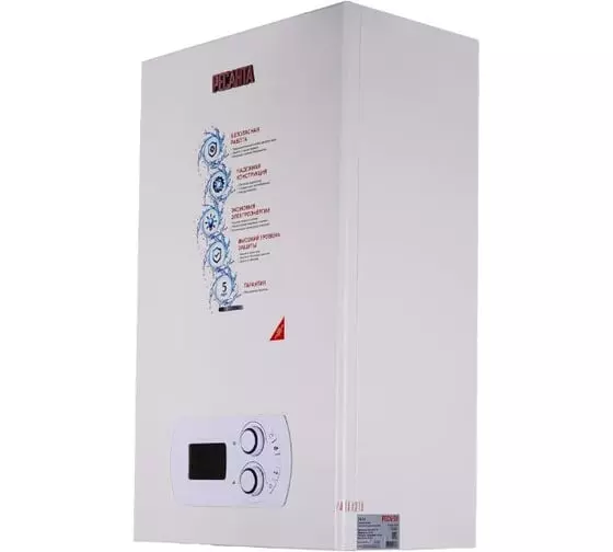 Газовый котел настенный двухконтурный Ресанта ГК-24 74/9/4 24 кВт, d дымохода 100 мм