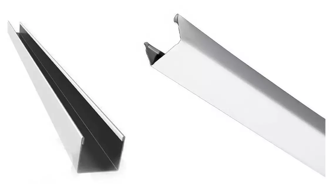 Уголок алюминиевый П-образный, 3000х18,6х15 мм RPP-18 A903 Rus Албес белый матовый