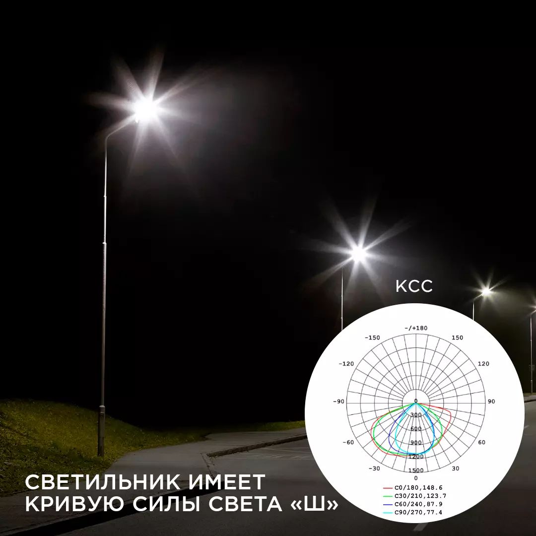 Уличный светодиодный светильник Apeyron 29-05 150Вт 16500Лм 5000К IP65