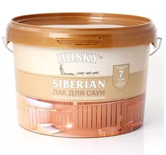 Лак для саун Husky Siberian 2,5л