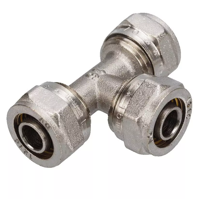 Тройник для металлопластиковых труб 20, AQUALINK 00171