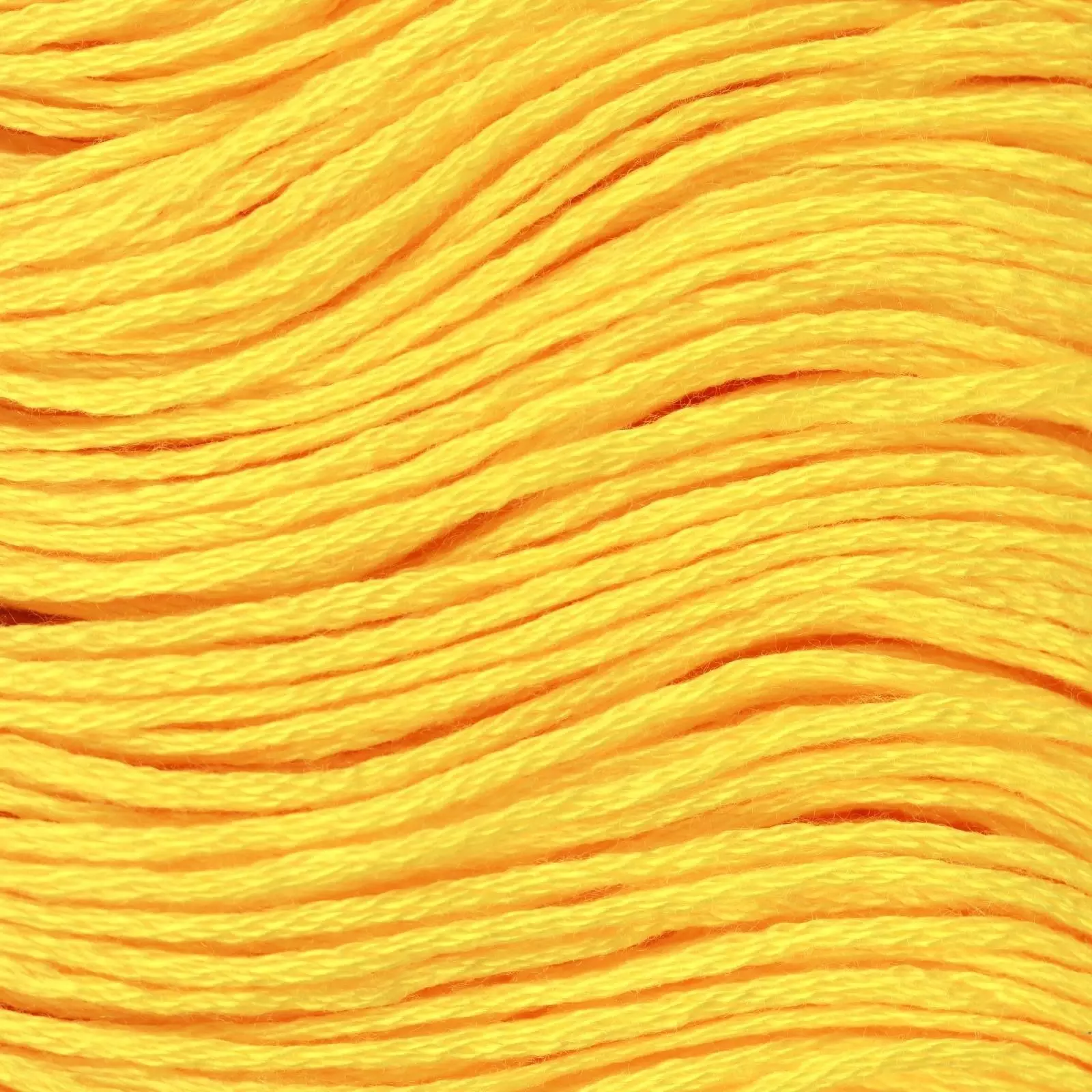 Нитки для вышивания мулине, 8  1 м, цвет ярко-жёлтый №973
